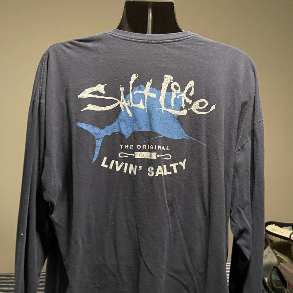 Men’s Salt Life, long sleeve t- shirt 100% cotton XXL